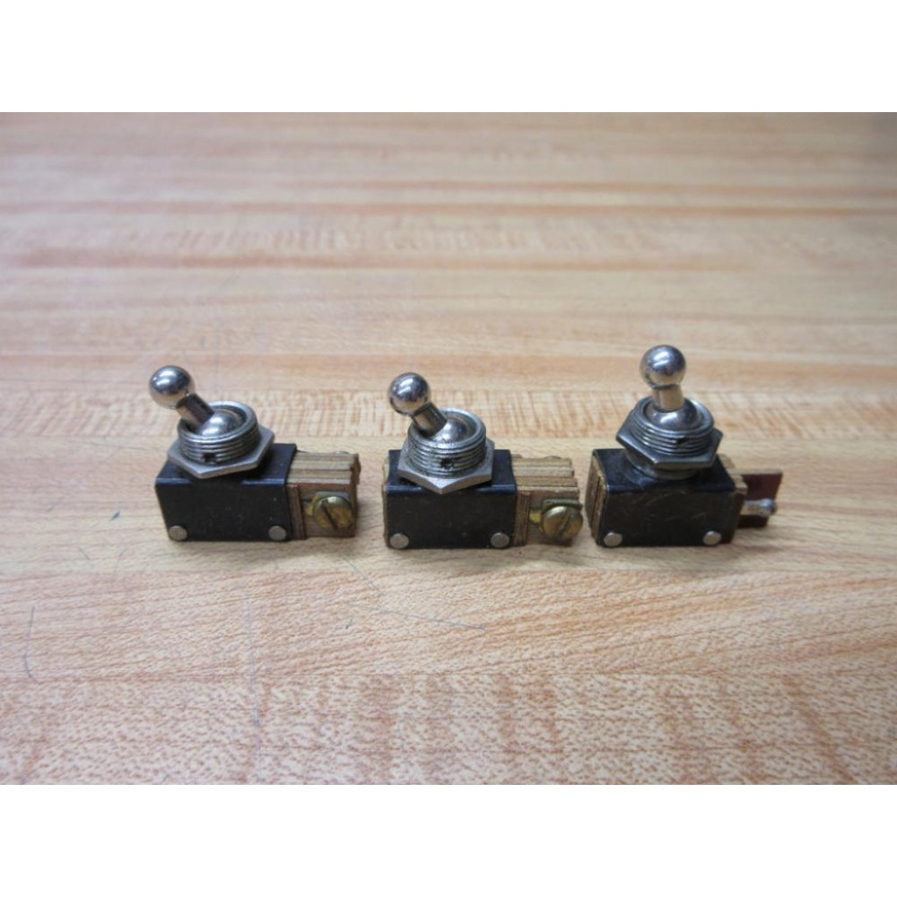 Arrow H&H 3A-250V Toggle Switch 3A250V (Pack of 3) - Used