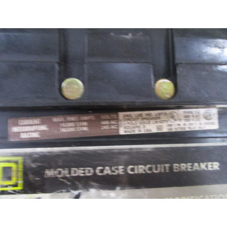 Square D FA34030 30A Molded Case Circuit Breaker Cracked - Used