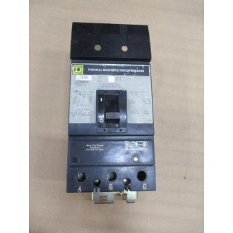 Square D KA36125 125A Thermal-Magnetic Circuit Breaker WO 1 Lug - Used