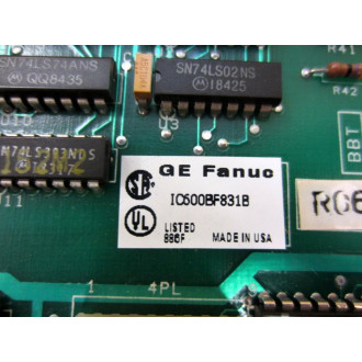 GEFanuc IC600BF831 Input Board IC600BF831B wHLDL1 Add-On-Board - Used