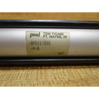 PHD AVS118X8-P-B Air Cylinder AVS118X8PB - Used