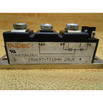 Eupec 192697-TT104N 29LN Power Block 192697-TT104N - Used