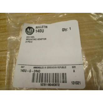 Allen Bradley 140U-G-DRA3 DIN Rail Mounting Adapter 140UGDRA3 (Pack of 10)