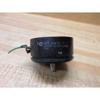 Honeywell 200SF1D103-L342 NEJ Precision Potentiometer 08815 WOut Gear - Used