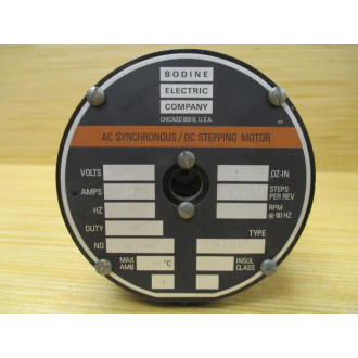 Bodine 2015GF0016 AC SynchronousDC Stepping Motor 42T1BEHH