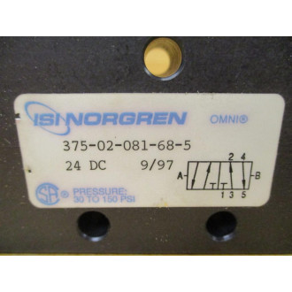 Norgren 375-0-081-68-5 OMNI Valve 3750081685