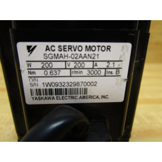 Servo Yaskawa Electric SGMAH-02AAN21 Motor And Gear Box AE 090 - Used