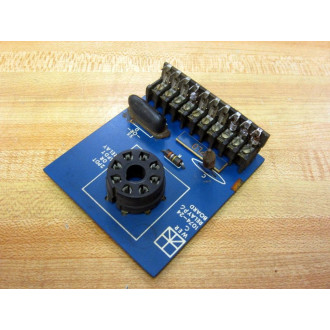 EmersonWer Industrial 1074-24 Relay PC Board 107424 WWire Holders - Used