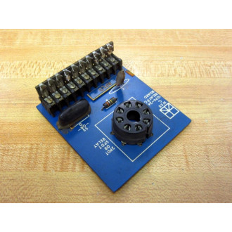 EmersonWer Industrial 1074-24 Relay PC Board 107424 WWire Holders - Used