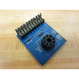 EmersonWer Industrial 1074-024 Relay Board 1074024 WWire Holders - Used