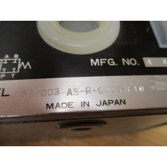Nachi Fujikoshi SS-G03-A5-R-C115-E10 Directional Control Valve SSG03A5RC115E10 - New No Box
