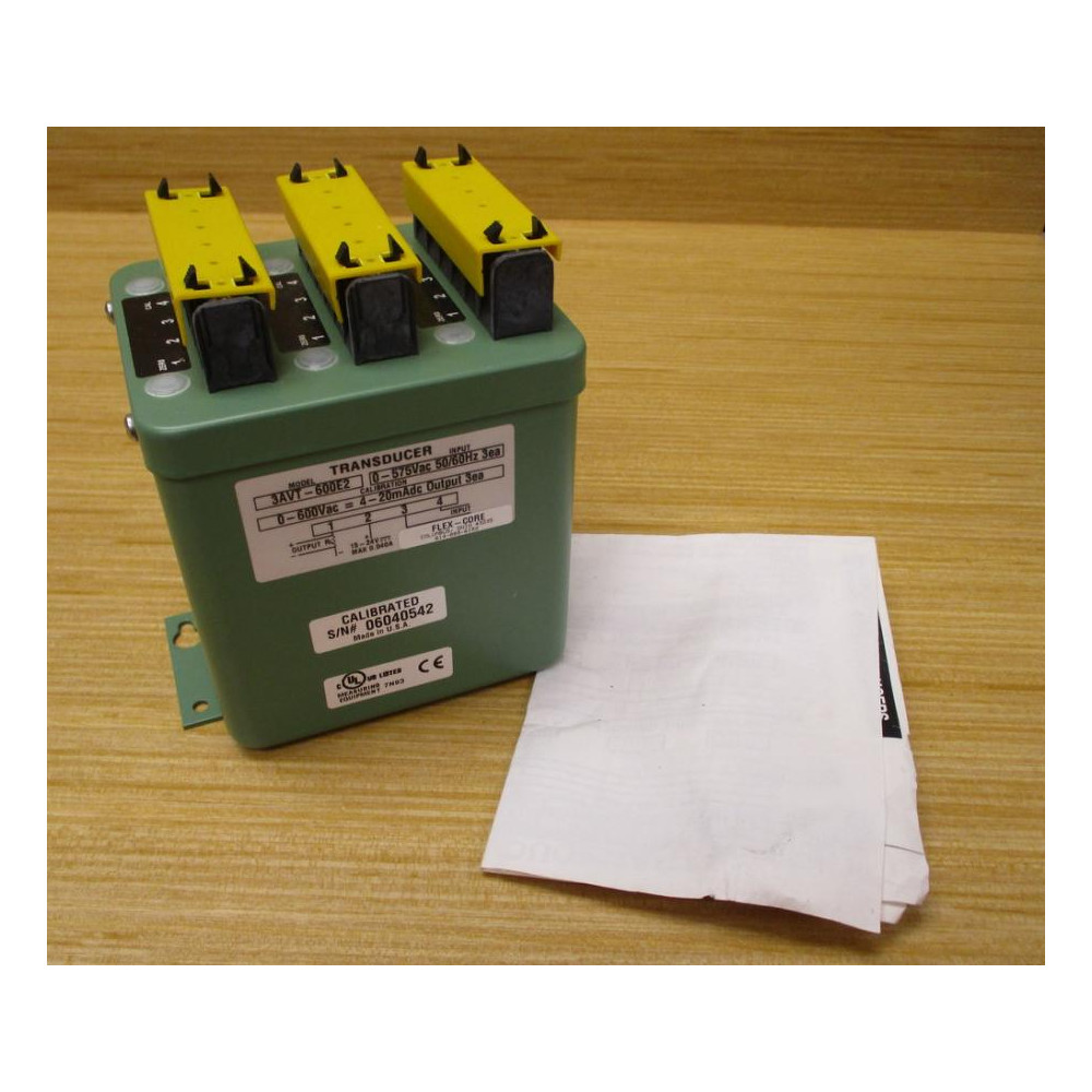 Flex-Core 3AVT-600E2 Transducer 3AVT600E2 - New No Box