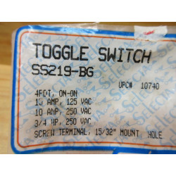 Selecta Switch Carling SS219-BG Toggle Switch SS219BG