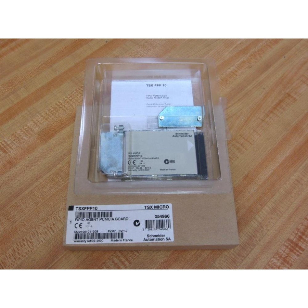 Schneider TSXFPP10 Modicon Fipio Agent PCMCIA Board PV:07 RL: 09 SV: 1.9