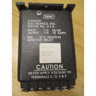 ISSC 1213-1-G-B Resistance Detector 12131GB