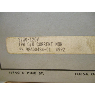 Time Mark 98A00484-01 Current Monitor 2730-120V