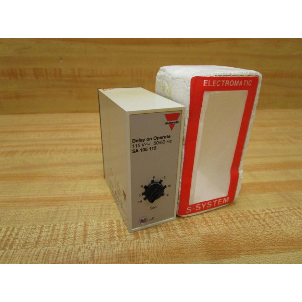 Electromatic SA 105 115 Timing Relay With Delay