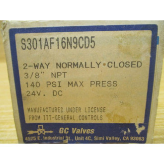 GC Valves S301AF16N9CD5 Solenoid Valve