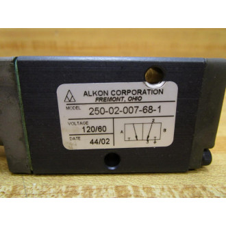 Alkon 250-02-007-68-1 Solenoid Valve 25002007681