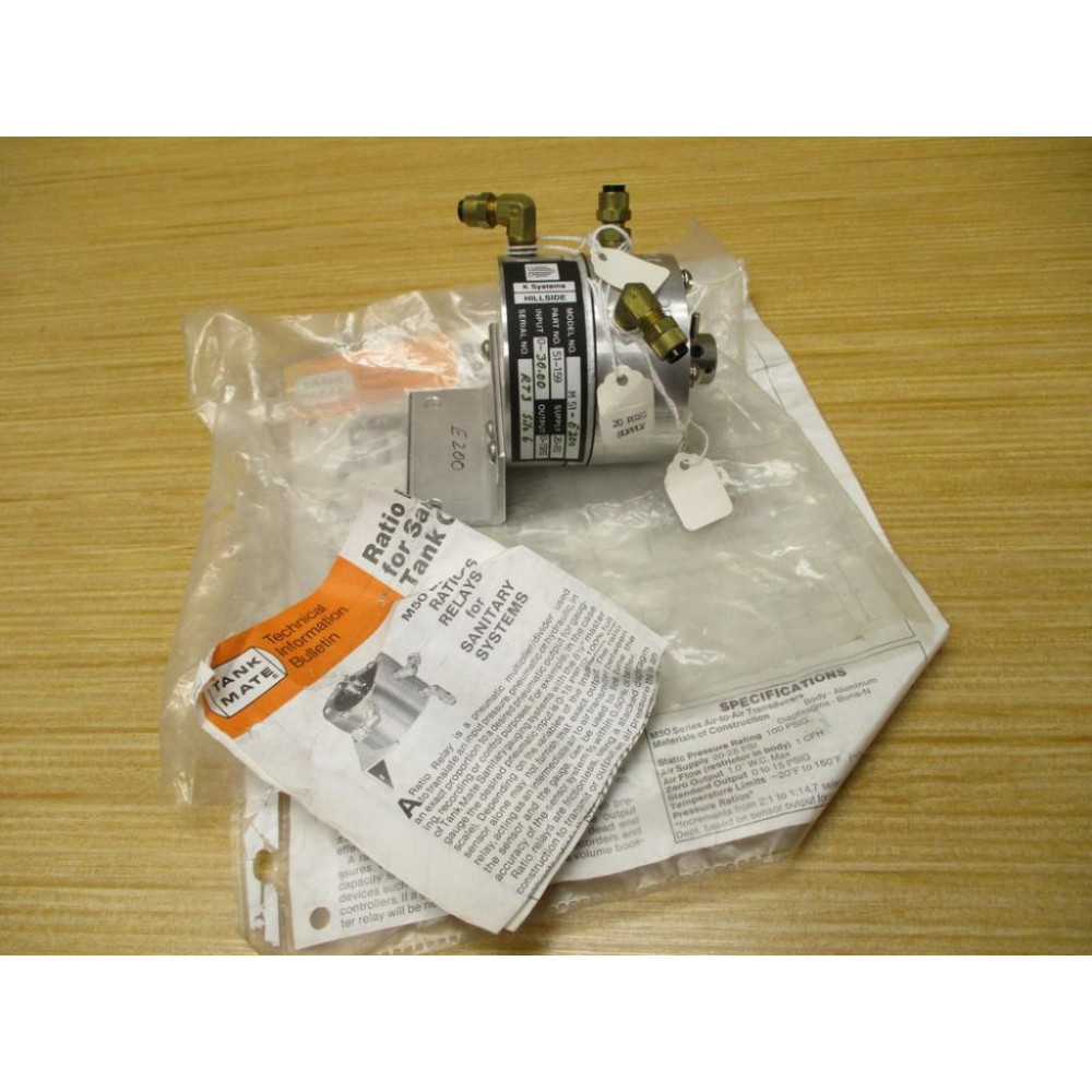 K Systems 51-159 Tank Mate Ratio Relay M51-E200