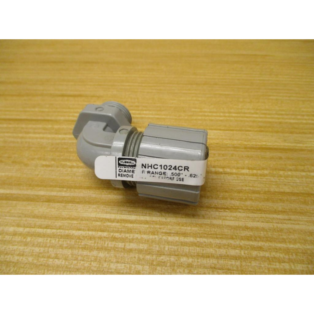 Hubbell NHC1024CR 12" 90° Nylon Cord Connector (Pack of 12) - New No Box