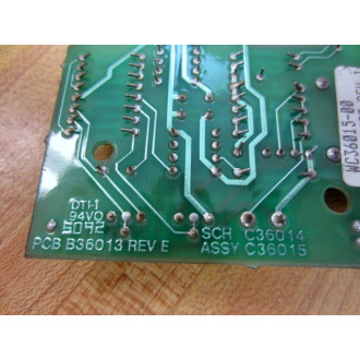 Saftronics B36013 PCB Assy  C36014  C36015 WC36015-00 - Used