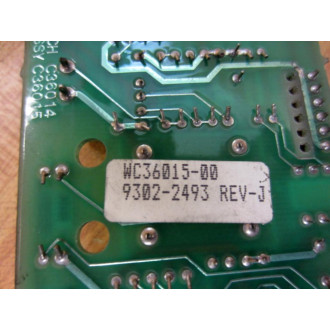 Saftronics B36013 PCB Assy  C36014  C36015 WC36015-00 - Used