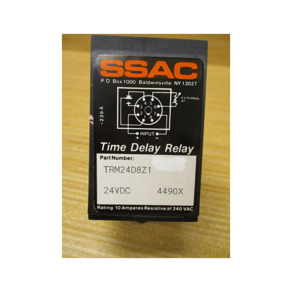 Ssac Timer Relay SSAC TRM24D8Z1 Time Delay Relay