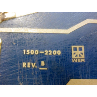 EmersonWer Industrial 1500-4200 FV Converter 1500-2200 1500-2200 Rev.B - Used