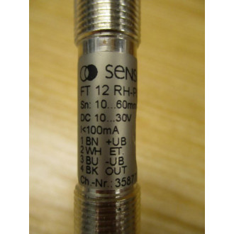 Sensopart FT 12 RH-PSL4 Photoelectric Diffuse Sensor 506-11000 - New No Box
