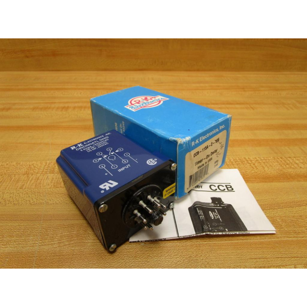 R-K Electronics CCB-115A-2-10S On Delay Timer CCB115A210S