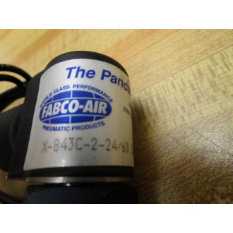 Fabco-Air X-843C-2-2460 100PSI Pancake Valve X-843C-2-2460 - New No Box