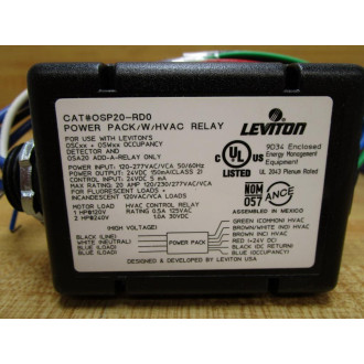 Levition OSP20-NH0 Occupancy Sensor Power Pack WHVAC OSP20-RD0