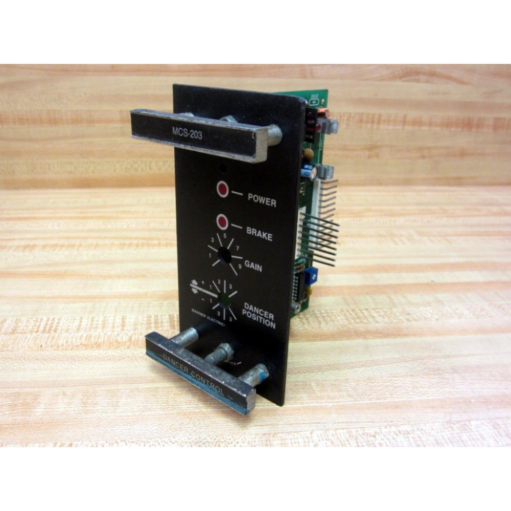 Warner Electric MCS-203 Dancer Control Module MCS203 Missing Knob & Board - Used