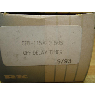 R-K Electronics CFB-115A-2-50S Off Delay Timer CFB-115A250S