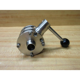 GEA GEA-7 DN20 PN10 AISI304 FC1503054 Butterfly Valve WHandle - New No Box