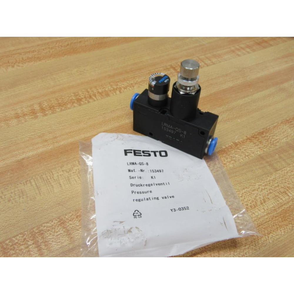 Festo LRMA-QS-8 Pressure Regulator 153497 Festo LRMA-QS-8 Pressure Regulator 153497