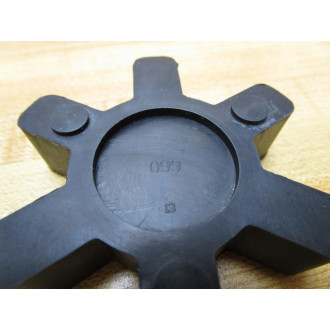 099 Spider Coupling Insert Black Closed Center (Pack of 2) - New No Box
