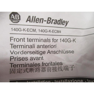 Allen Bradley RA1787813 Front Terminal Kit 140G-K-ECM