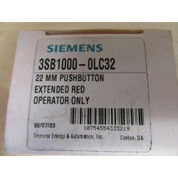 Siemens 3SB1000-0LC32 Push Button Switch