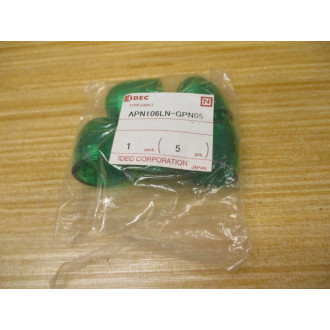 IDEC APN106LN-GPN05 Pilot Light Lens APN106LNGPN05 (Pack of 5)