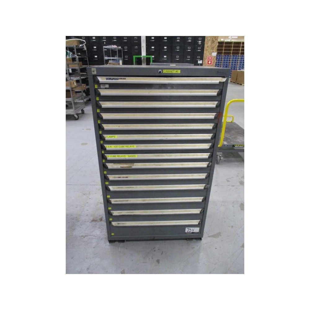 Rousseau 14 Drawer Tool Cabinet - Used