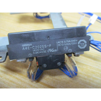 Fanuc A05B-2301-D014 Omron Switch Assembly A4E-C202SS-F W Bracket - Used