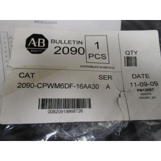 Allen Bradley 2090-CPWM6DF-16AA30 Servo Cable 2090CPWM6DF16AA30