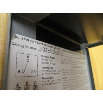 Allen Bradley 837-A7X510 Temperature Controller 837A7X510 - New No Box