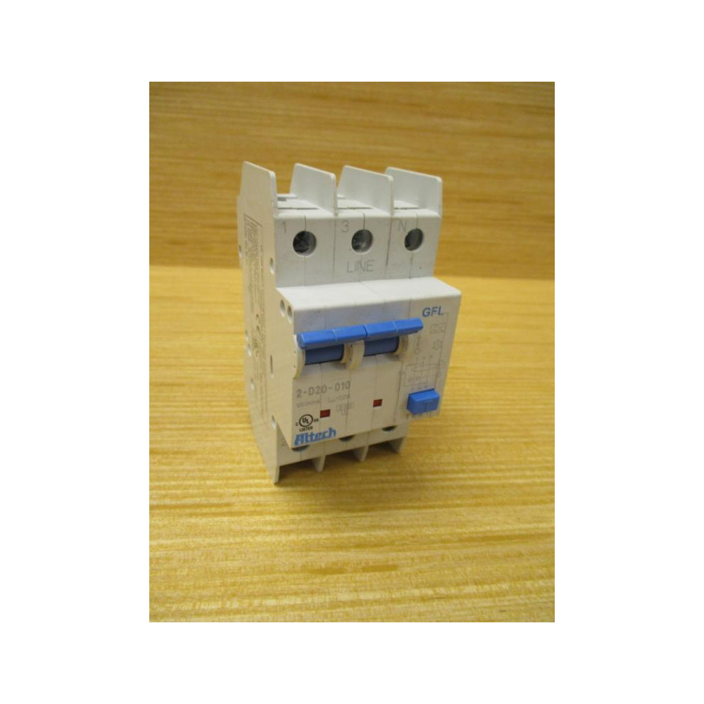 Altech GFL2D20010SN 20 AMP Circuit Breaker GFL 2-D20-010 - New No Box