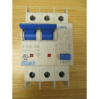Altech GFL2D20010SN 20 AMP Circuit Breaker GFL 2-D20-010 - New No Box
