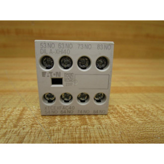 Eaton XTCEXFAC40 Auxiliary Contact DIL A-XHI40 - New No Box