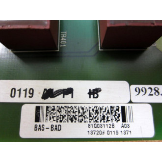 ABB 49Q03112AE Circuit Board CAD721 BAS-BAD81Q03112B A03 - Used