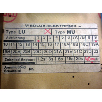 Visolux LU 4.131 50 Control Board LU413150 - Used